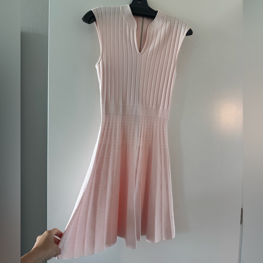Ted Baker Pink Fit and Flare Sleeveless Dress